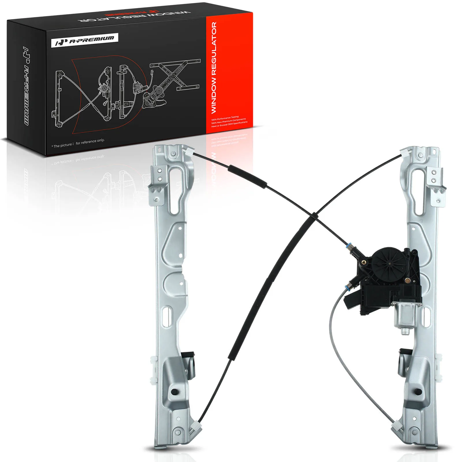 A-Premium Front Driver Side Power Window Regulator with 7-pin Motor for Ford F-150 2011-2014