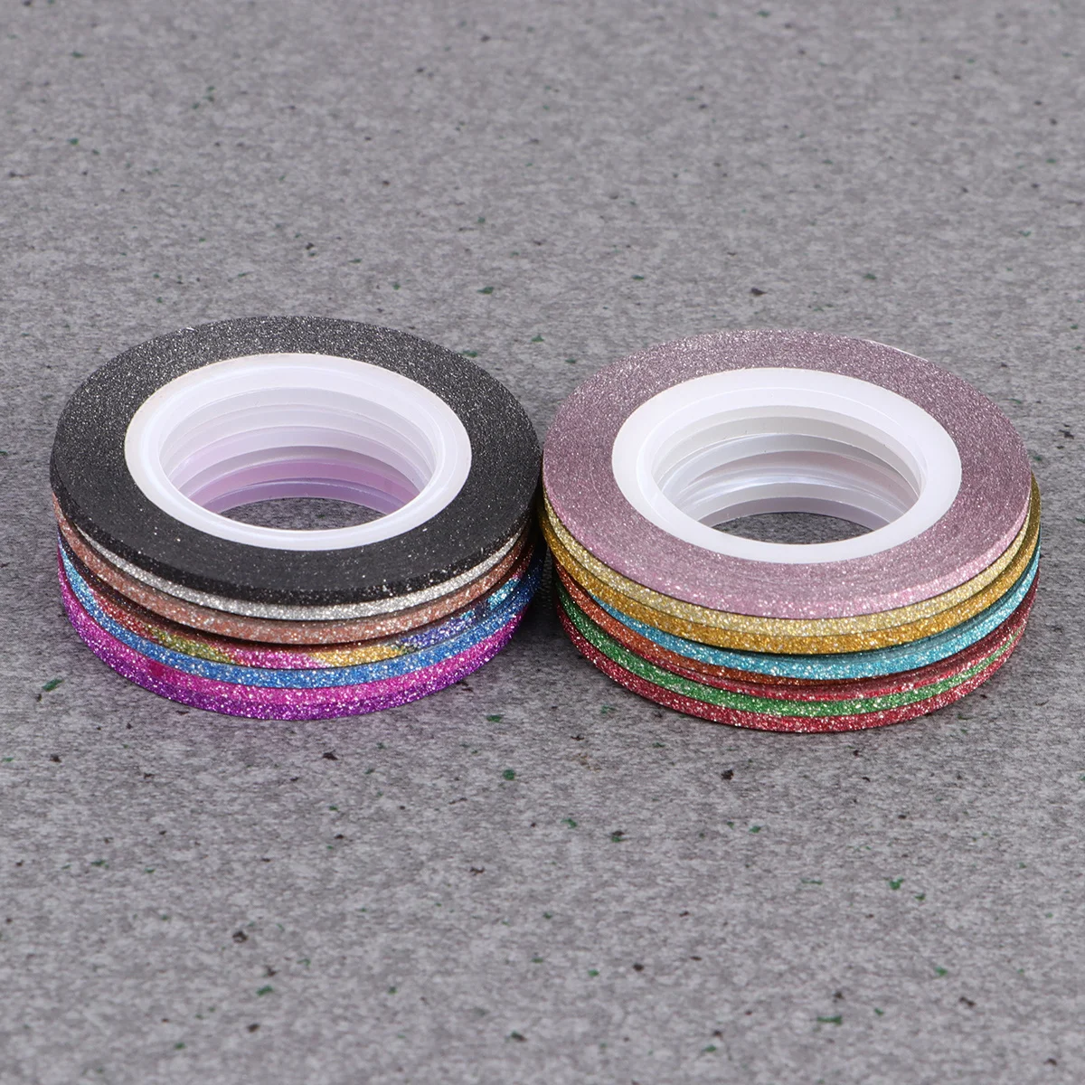 14 لفة مسمار الفن الديكور لامعة خط الشريط مسمار ملصق الشارات مجموعة مانيكير DIY أداة للنساء ألوان متعددة #3