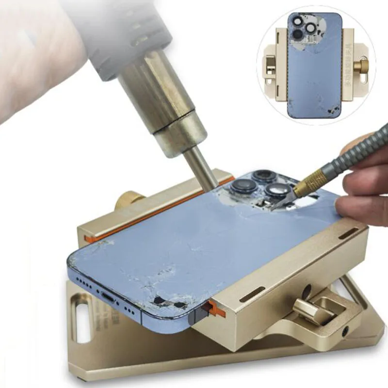 Special fixtures for repairing rear glass screens, multi-function 360° rotary fixtures for mobile phones
