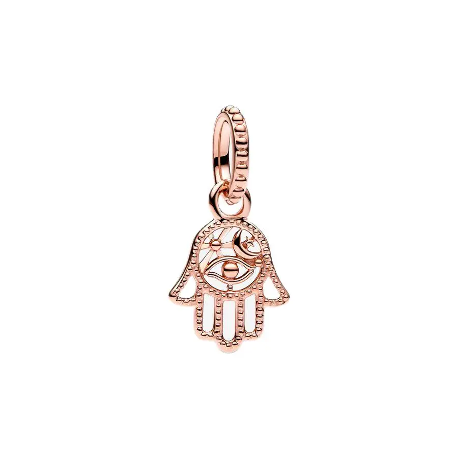 

Protective Hamsa Hand Dangle Charm Fit Original Pandora Charms Bracelet & Bangle Charm Pendant Jewelry