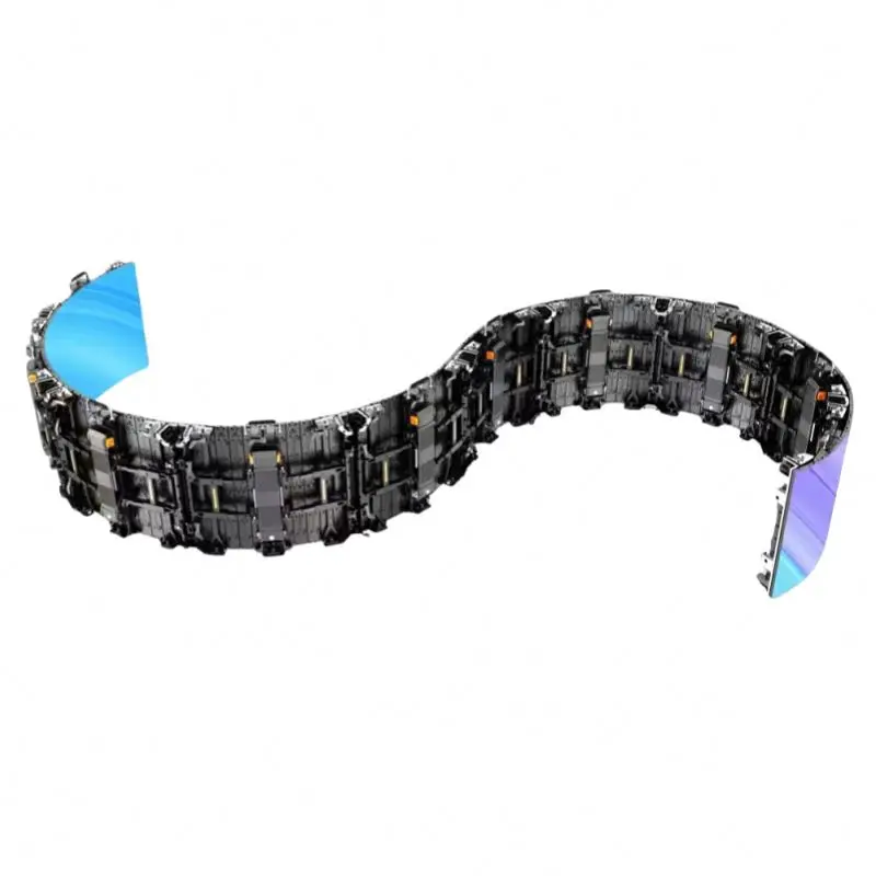 Lower Priced Wall Flexible LED Display Screens Full Color Pixel Vertical Indoor LED Flexible Soft Screen
