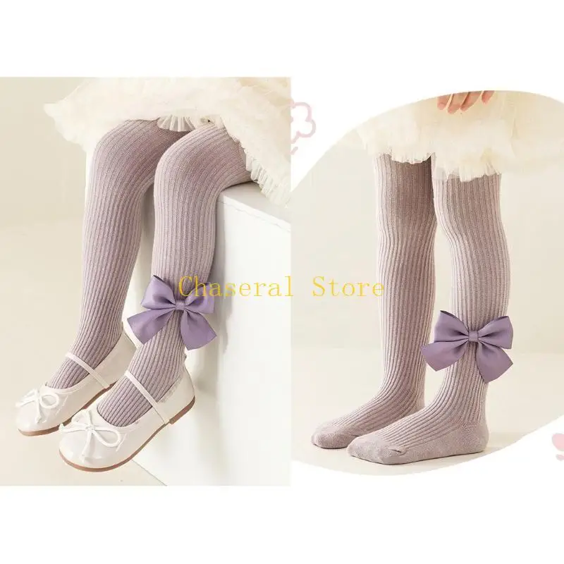 

E7ce Kids Countyhose Модные леггинсы с твердым цветом дышащие девочки колготки модные длинные чулки для детей