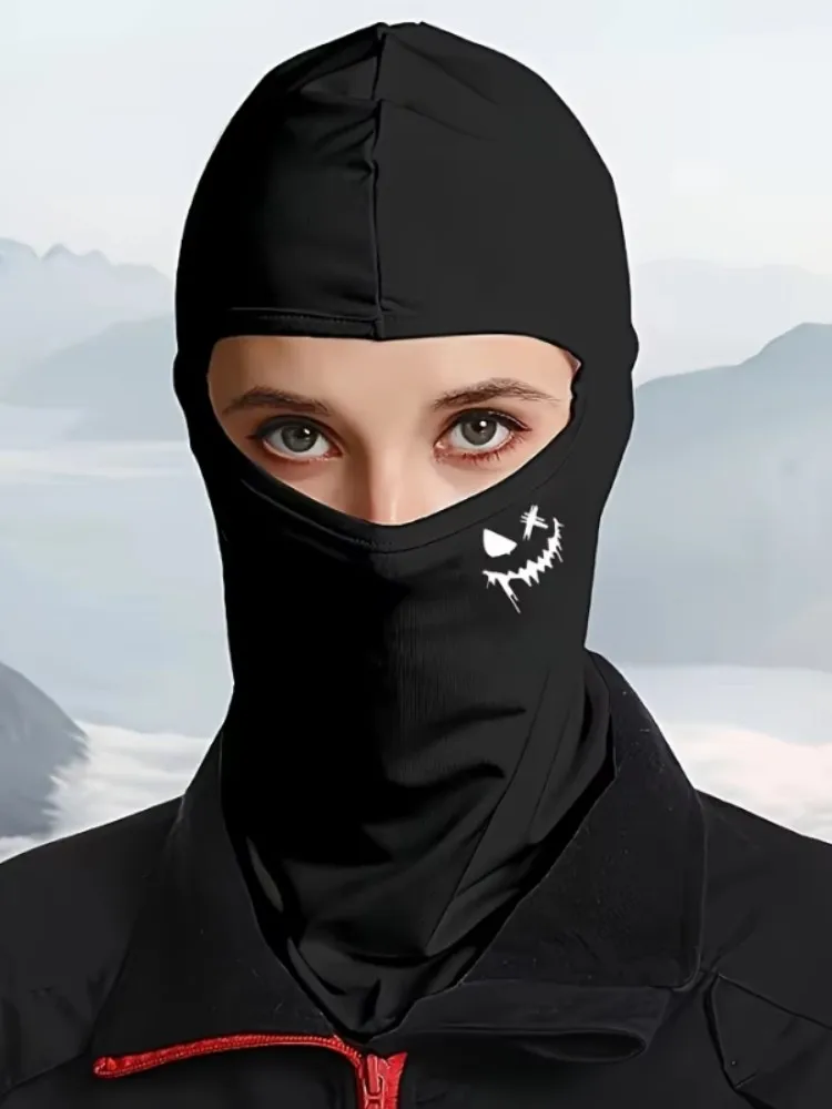 AliExpress NONE 1/2pcs Multifunctional Graffiti Punk Sun Protection Balaclava: Riding, Hiking, Fishing and Outdoor Sports Full Face Mask