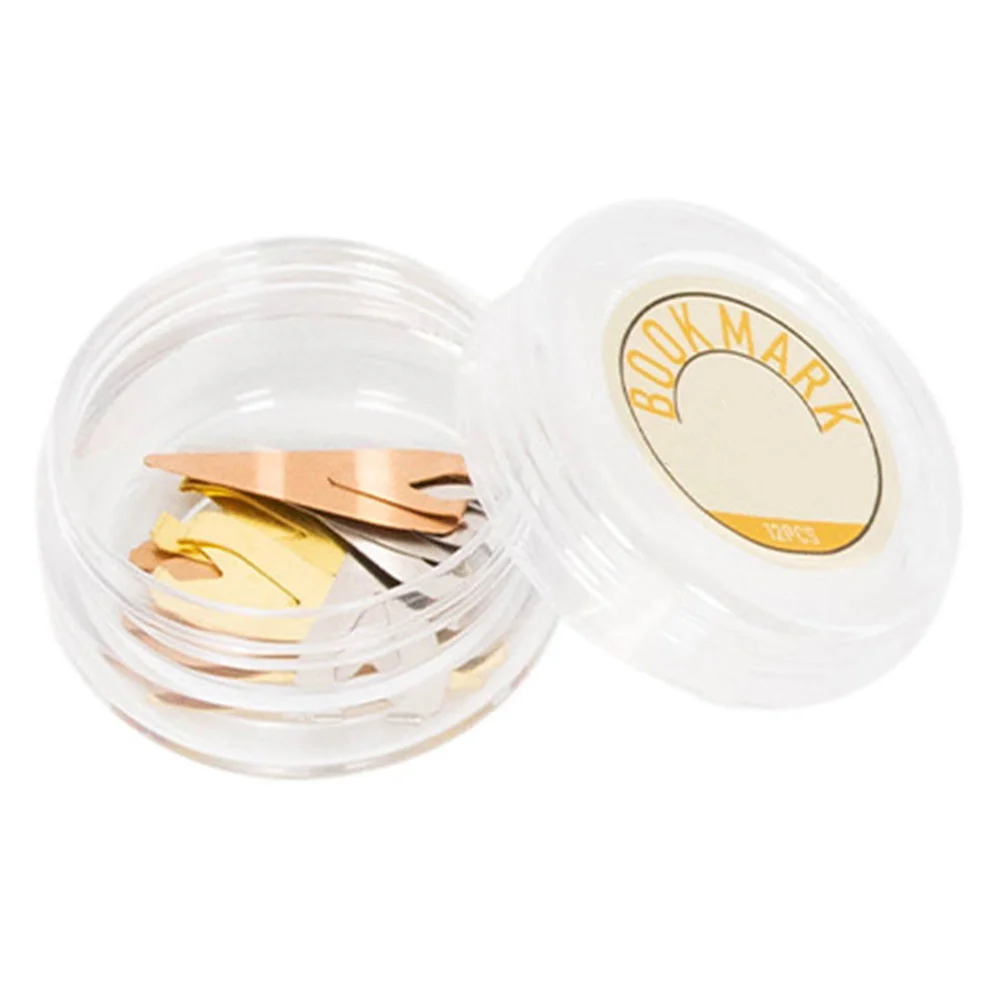 

12pcs Stainless Steel Bookmarks Creative Shape Glossy Smooth For Reading Page Marker Students Graduation Souvenir Metal