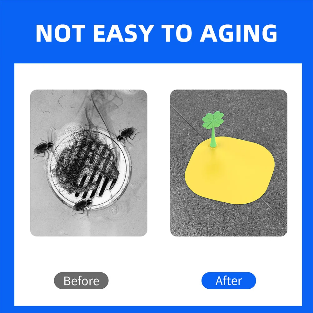 

Shower Drain Cover Silicone Bathroom Floor Anti-Aging Odor Containment Kitchen Reverse Osmosis Fresh Air Home Kids Family Wide