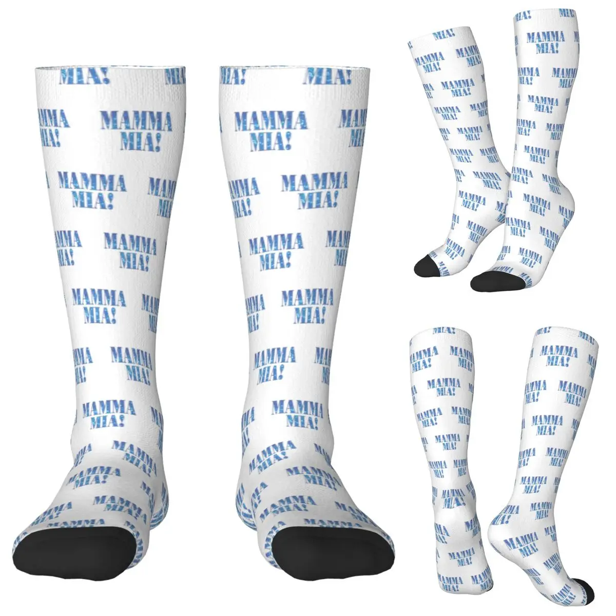 

Mamma Mia -disco Socks Harajuku Stockings All Season Long Socks Accessories for Unisex Birthday Present