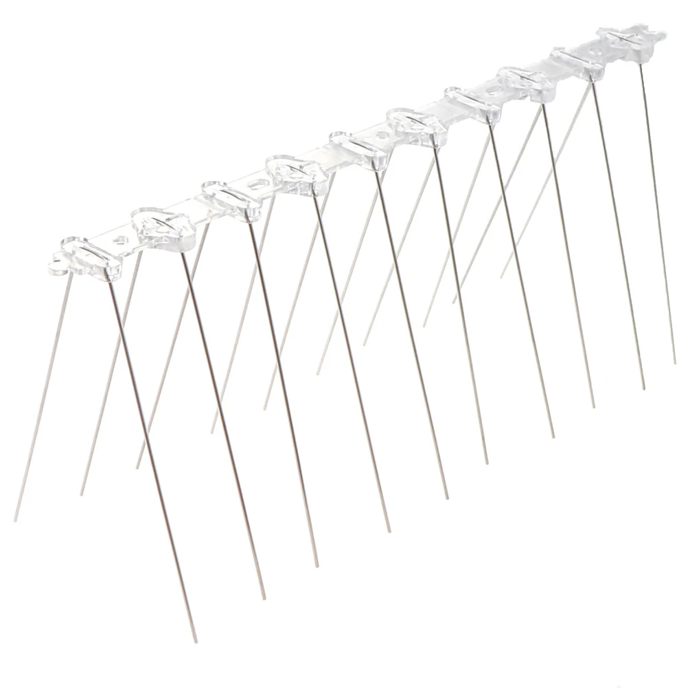 Bird Repellent Spikes Eco-friendly Anti Pigeon Nail Bird Deterrent Tool Bird Repellent Thorn Spikes Net Fence Anti-Bird Device