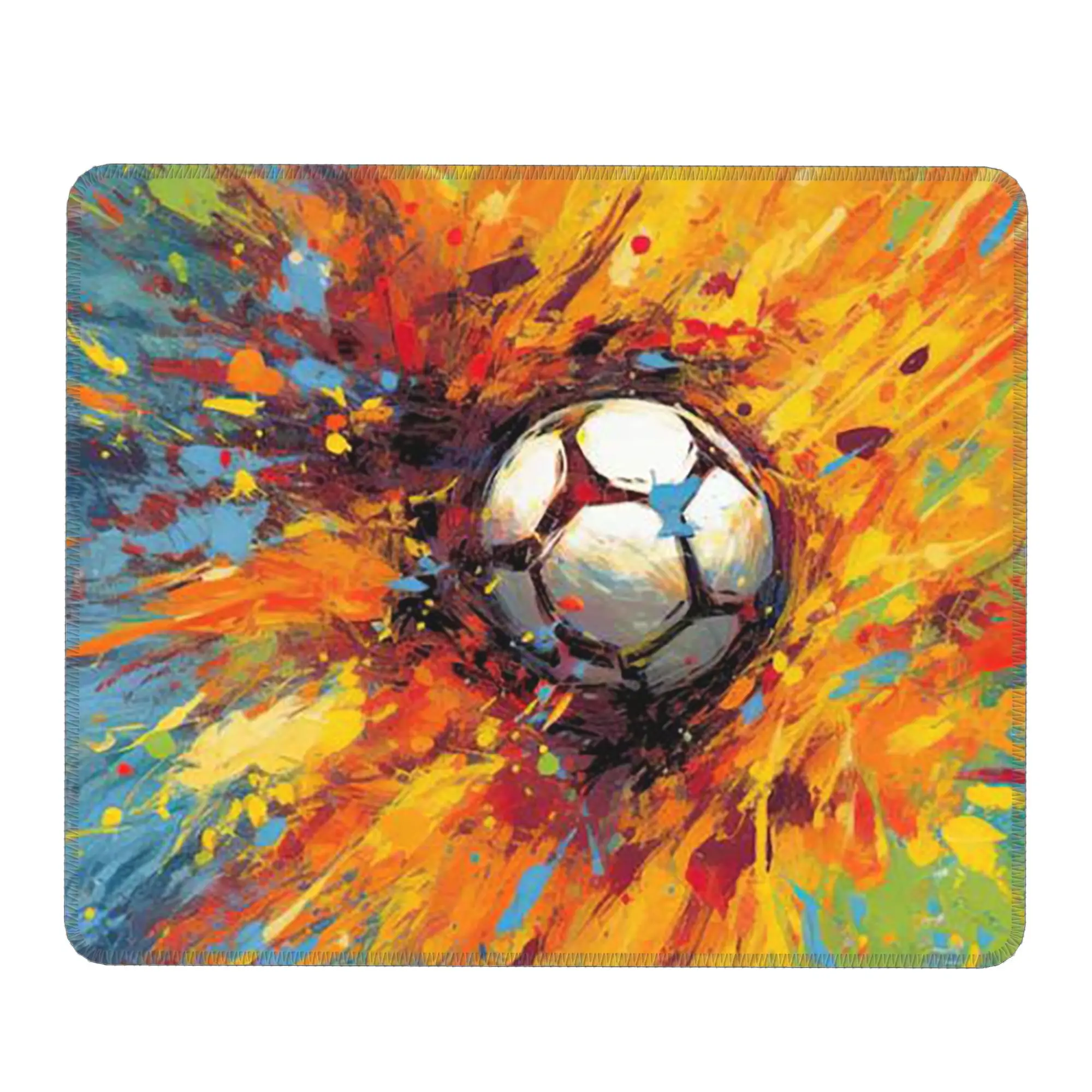 Graffiti Soccer Themed Mouse Pad Computer Keyboard Mouse Mat Gamer PC Laptop Desk Mat Office Accessories Table Mats