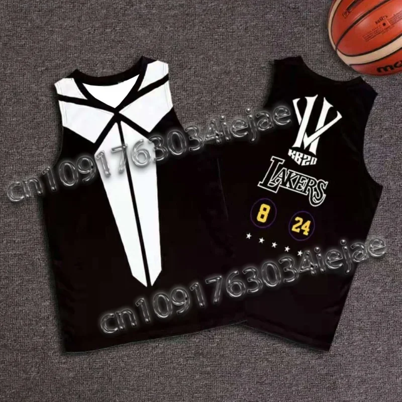 

Новинка 2024, мужской быстросохнущий жилет, американская мужская баскетбольная рубашка, спортивная дышащая одежда для соревнований, баскетбольная одежда