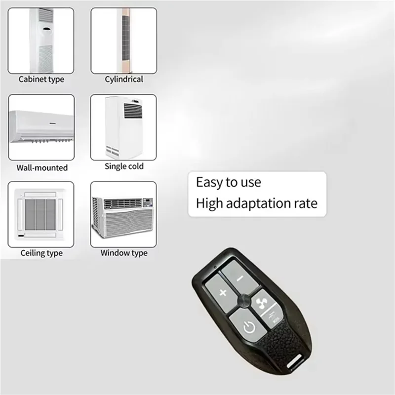 ABJF-uniwersalny pilot do klimatyzatora X900 kompatybilny ze wszystkimi głównymi markami i modelami klimatyzatorów 4 sztuki