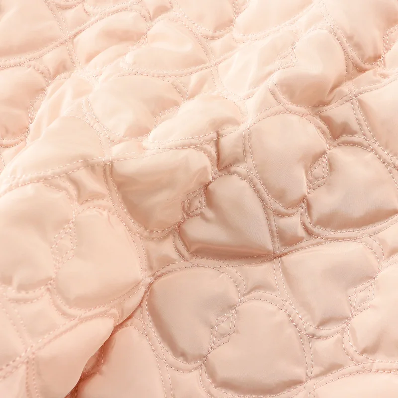 Three-dimensional love Thickening Quilted Interlinings Cotton Fabric DIY Handmade For Winter Coat Lining Cotton-padded Jacket