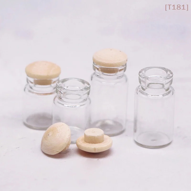 

[E] 4Pcs/set Doll House Mini Candy Jar Kitchen Food Play Scene Transparent Storage Jar