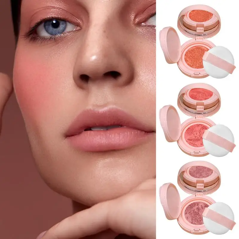 

Air Cushion Blusher Low Saturation Face Contour Cheek Rouge Lasting Shading Matte Cosmetics Brighten Lip Cheek Liquid Blush