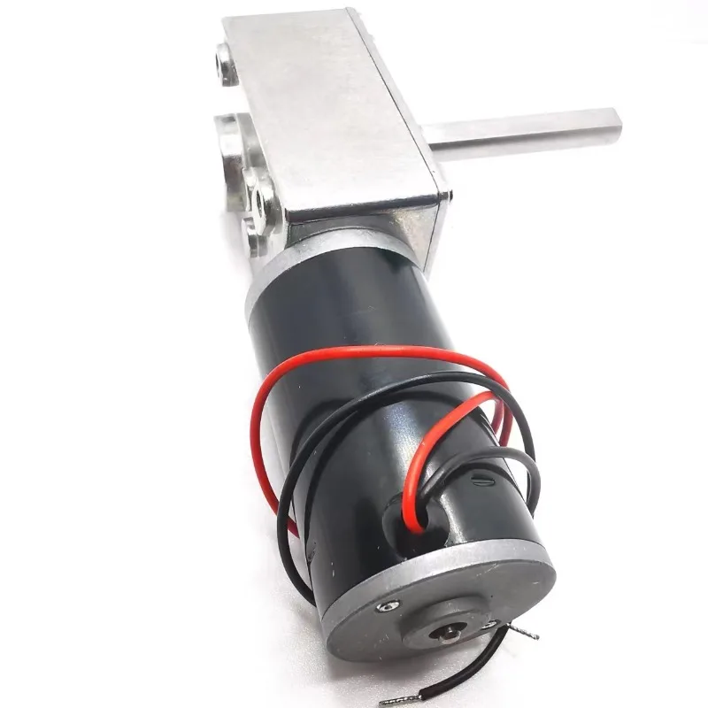 5840-31ZY-51 Geared Motor 12V~24/7RPM~470RPM High Torque 70KG/CM High Power Worm Gear DC Motor Turntable Door Self-Locking
