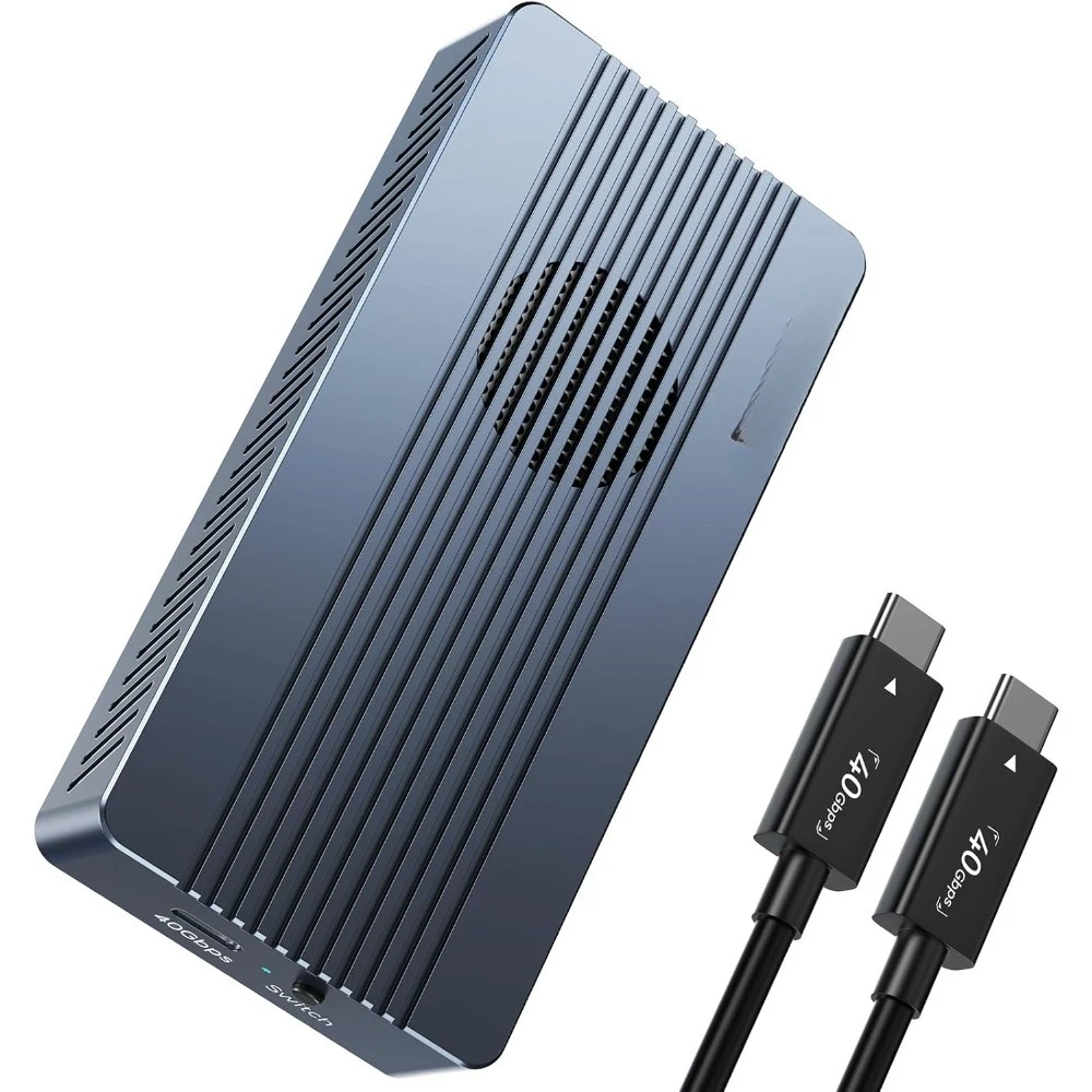 

Корпус SSD M.2 NVME 40 Гбит/с с охлаждающим вентилятором, корпус nvme для M3/M4 Pro/Max, TBU405ProM1, совместимый с SSD-корпусомTB5/4/3/USB