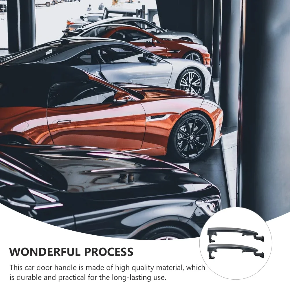 

2pcs Car Door For Rear Left Right Side Compatible With Sienna Durable Vehicle Rear Door Handle Parts Auto Exterior Handle