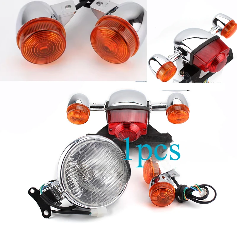 1pcs for Motorcycle Big Turtle King Headlights and Taillights Assembly Universal for Motorcycle Modified Electric Vehicles