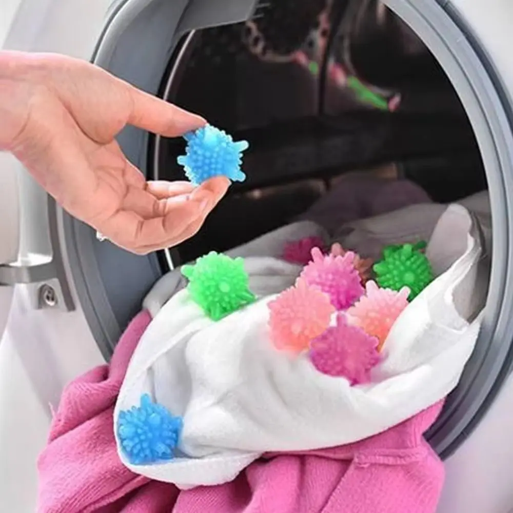 10PCS New Plastic Laundry Balls Solid Antitangle Stain Removal Balls Friction Magic Stain Removal Washing Machine