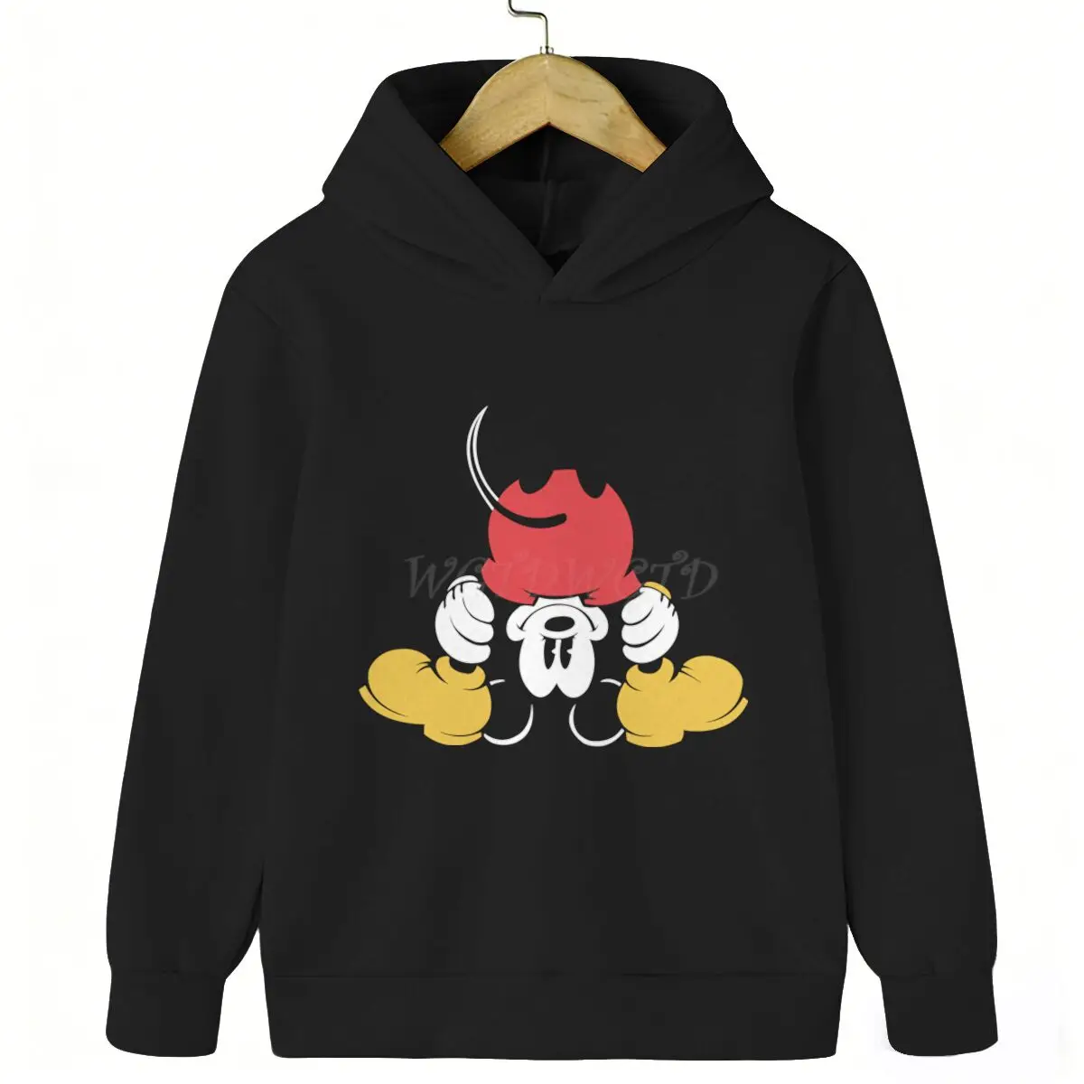 

Mickey Mouse Cartoon Kids Hooded Shirt Children's Mickey Mouse Graphic Sweatshirt Hoodie Casual Long Sleeve Top for Boy Girl