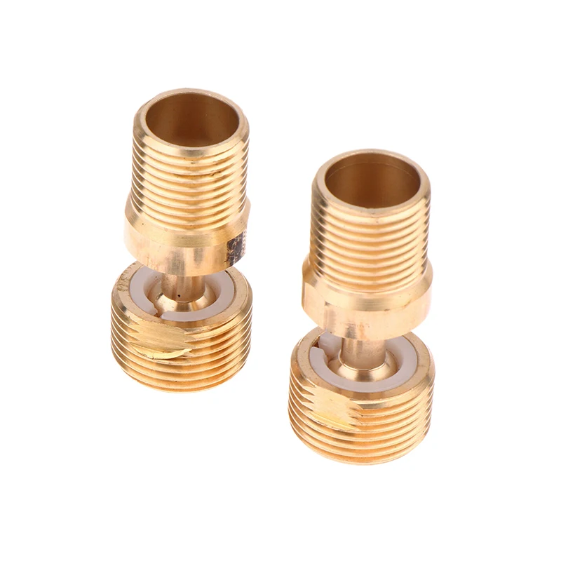 Válvula adaptadora de ângulo ajustável, 1/2 unidades, com flexibilidade de 360 graus, construção de cobre, ajuste universal para acessórios de encanamento