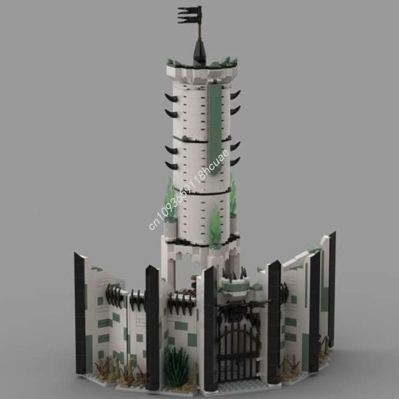 

1431 шт. MOC Play Scale Minas Morgul The Lordes of the Ringser, строительные блоки, рождественский подарок, сложный сборочный проект, сделай сам