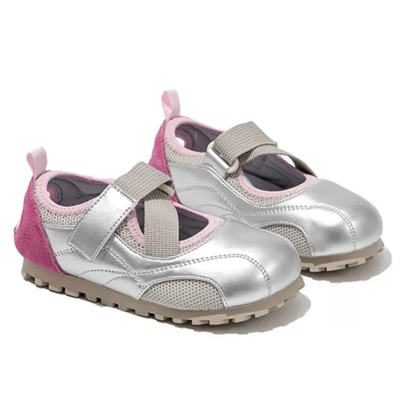 

Кроссовки для девочек, дышащая детская спортивная обувь, нескользящая мягкая подошва, весна-лето, детская обувь Мэри Джейн для девочек и мальчиков CSH1621