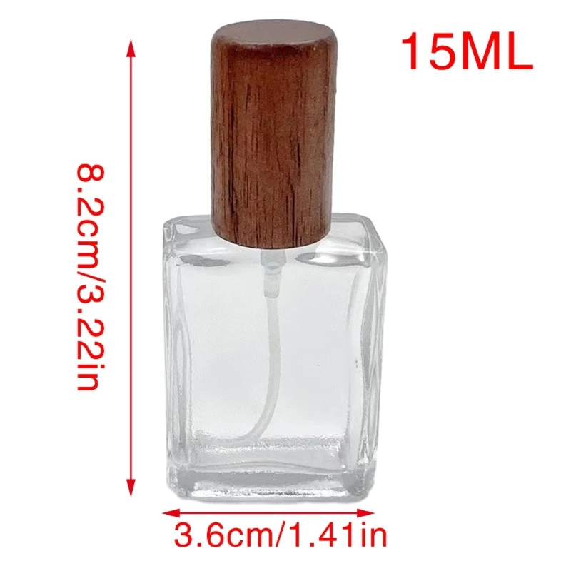 Empty Perfumes Bottle Glass Travel Portable Refillable Cosmetic Container images - 6