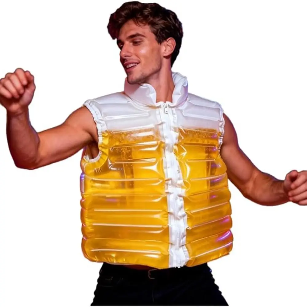 Jaket Bir Transparan Isi Ulang dengan Lapisan Tiup Anti Bocor
