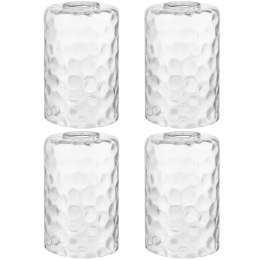 

Цилиндрический стеклянный плафон без краев с эффектом ковки, с отверстием для крепления, сменный, для люстр, подвесных светильников, ванных комнат, туалетных столиков