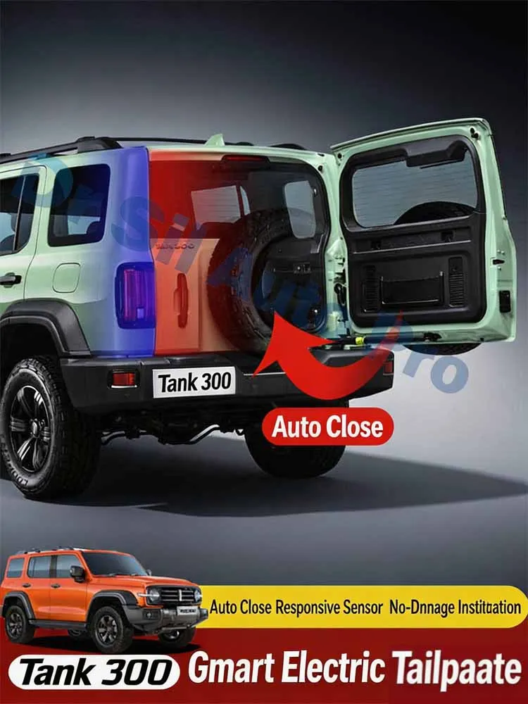 For GWM TANK 300 400 500 & Haval Raptor Soft‑Close Tailgate Lock Smart Electric Suction Rear Trunk Modification Accessories