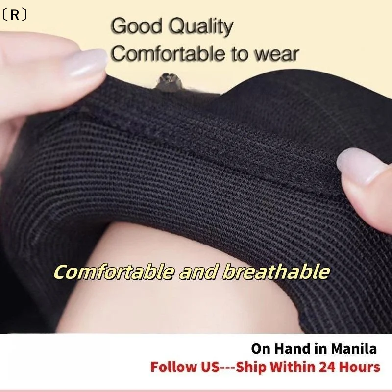 〔R〕Elastic Knee Pads 2pcs/pair Polyester Cotton Non-slip Sports Fitness Knee Pads Flexible Free Size Breathable Knee Braces