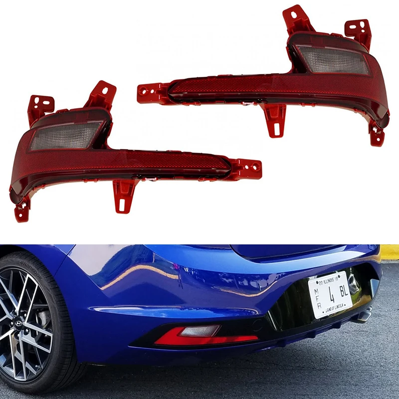 

Pop For Hyundai Elantra 2019 2020 Car Rear Bumper Reflector Fog Light Rear Turn Signal Light Brake Lamp 92405F2500 Car Accessori