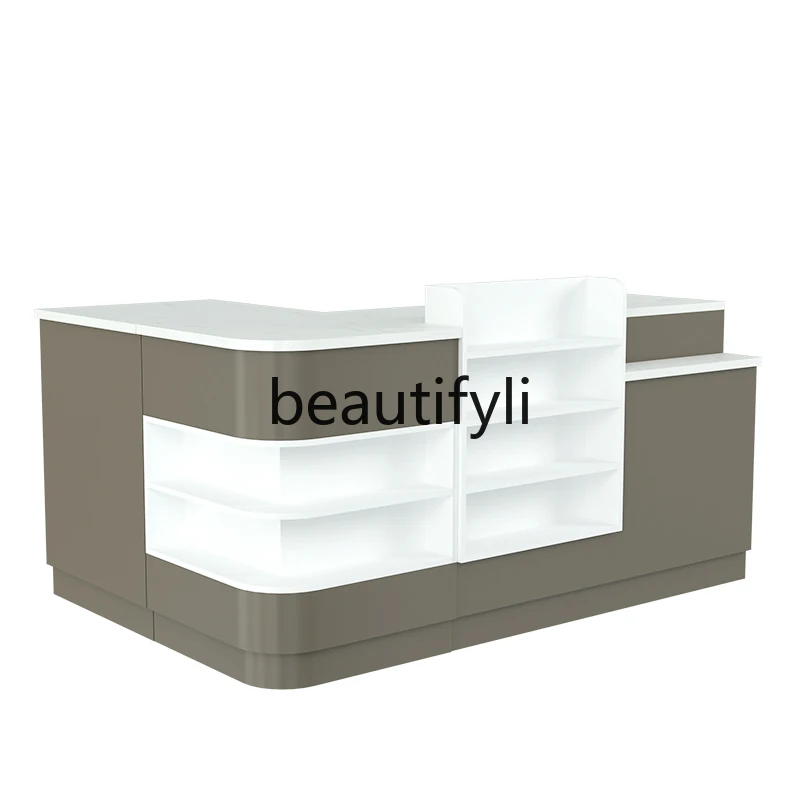 Удобный магазин Кассовый аппарат Супермаркет Кассовый аппарат Спиртовой шкаф с барной стойкой Кассовый комбинированный стальной магазин