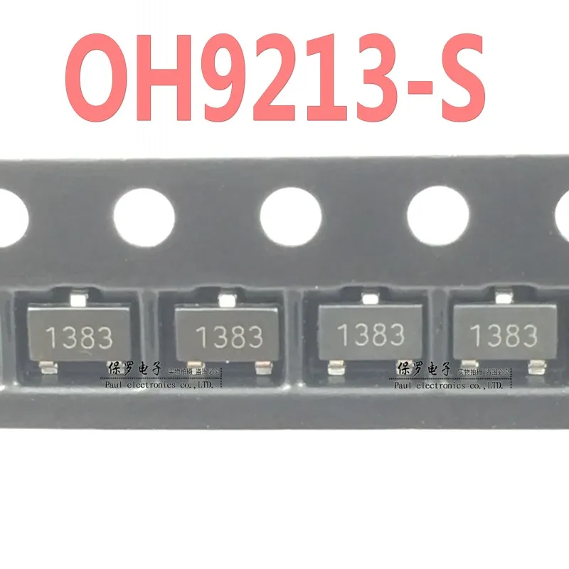 50PCS/ OH9213-S screen printing 1383 micro power consumption all-polar Hall element SOT-23 non-polar sensor