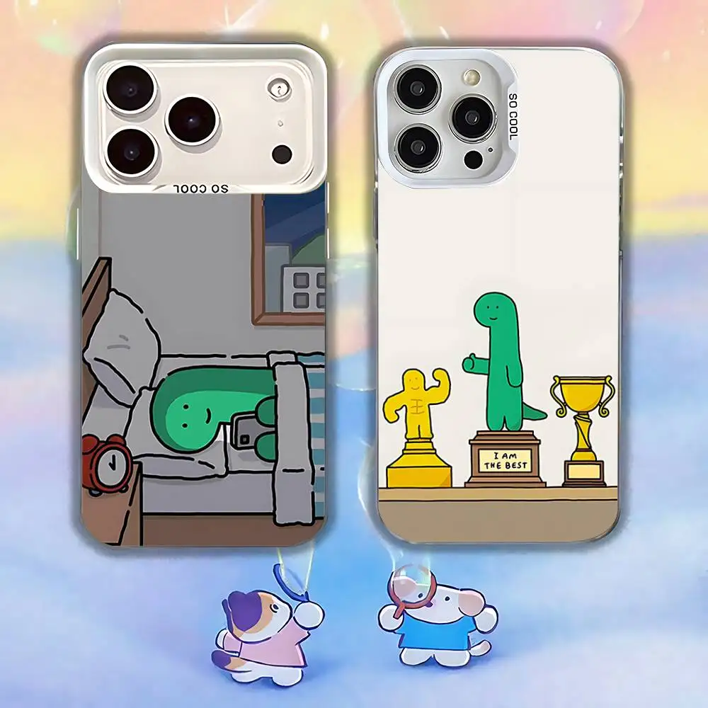 

Cute funny J-JOGUMAN Phone Case For iPhone 17,16,13,12,11,15,14,Pro,Max,Plus,SE4,Air,Mini White IMD Matte