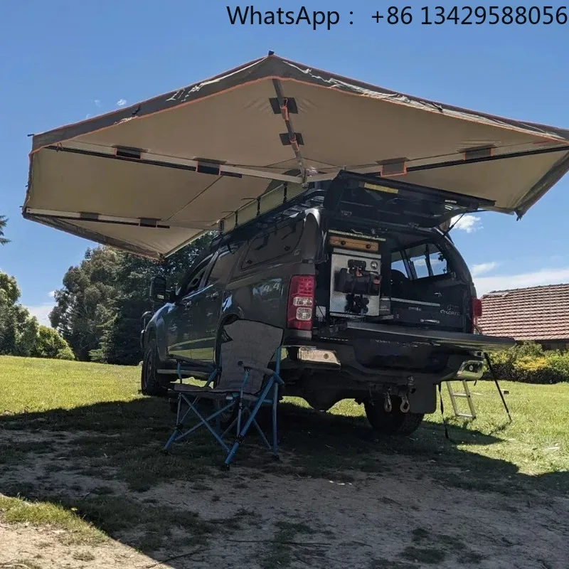 270 Car Roof Awning Tent for Sun Protection 360 Degree Awning Outdoor Travelling Modern Novel Design Car Roof Side Awning