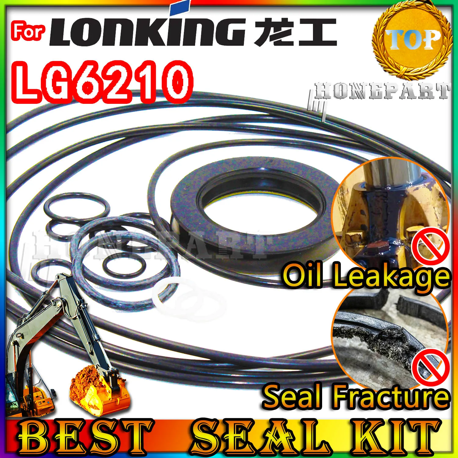 

Для Lonking LG6210 комплект для ремонта сальника экскаватора, центральный поворотный пилотный регулятор, ножка инжектора, полипропиленовый погрузчик, планетарная ось