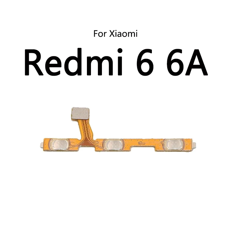 Pop For Redmi 6 Pro 6A Power Button Switch Volume Mute Button On/off Flex Cable