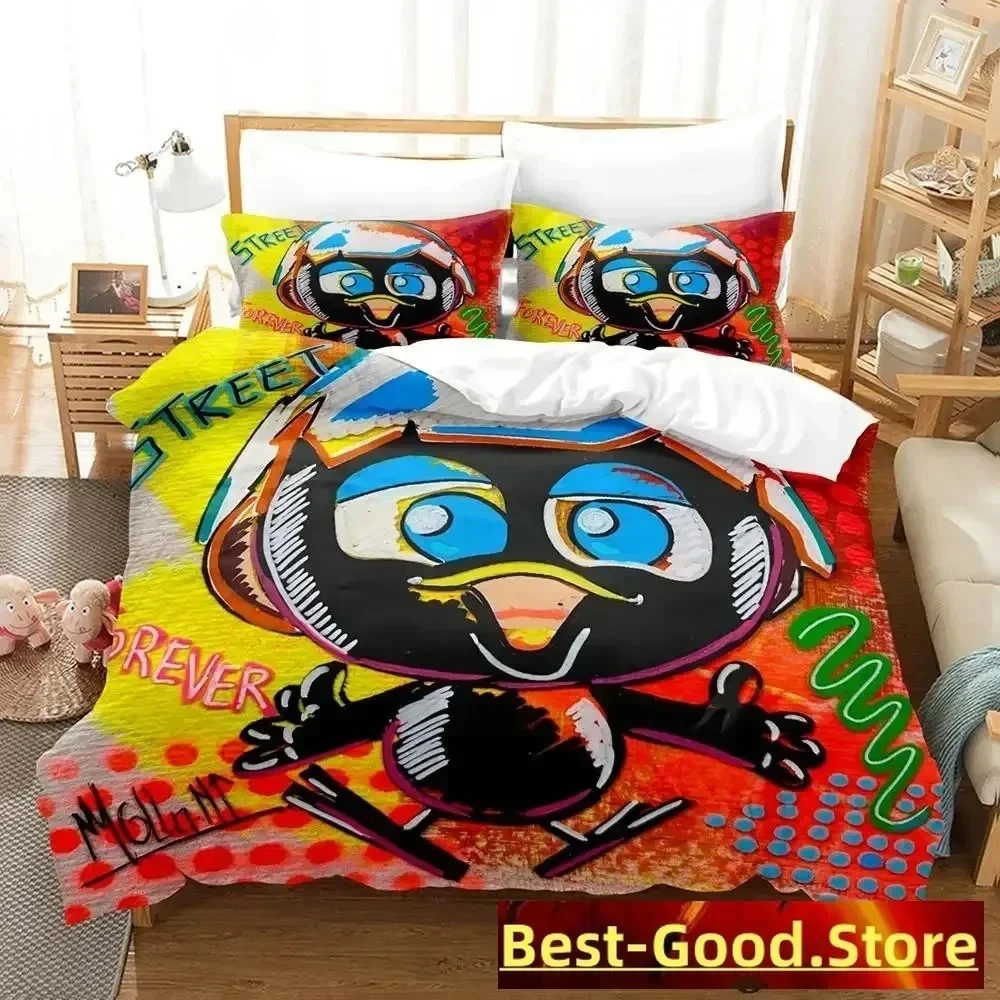 

2023 Calimero Bedding Set Single Twin Printed Bed Set With Pillowcase Bed Duvet Cover Soft Single Double Queen Super King Size