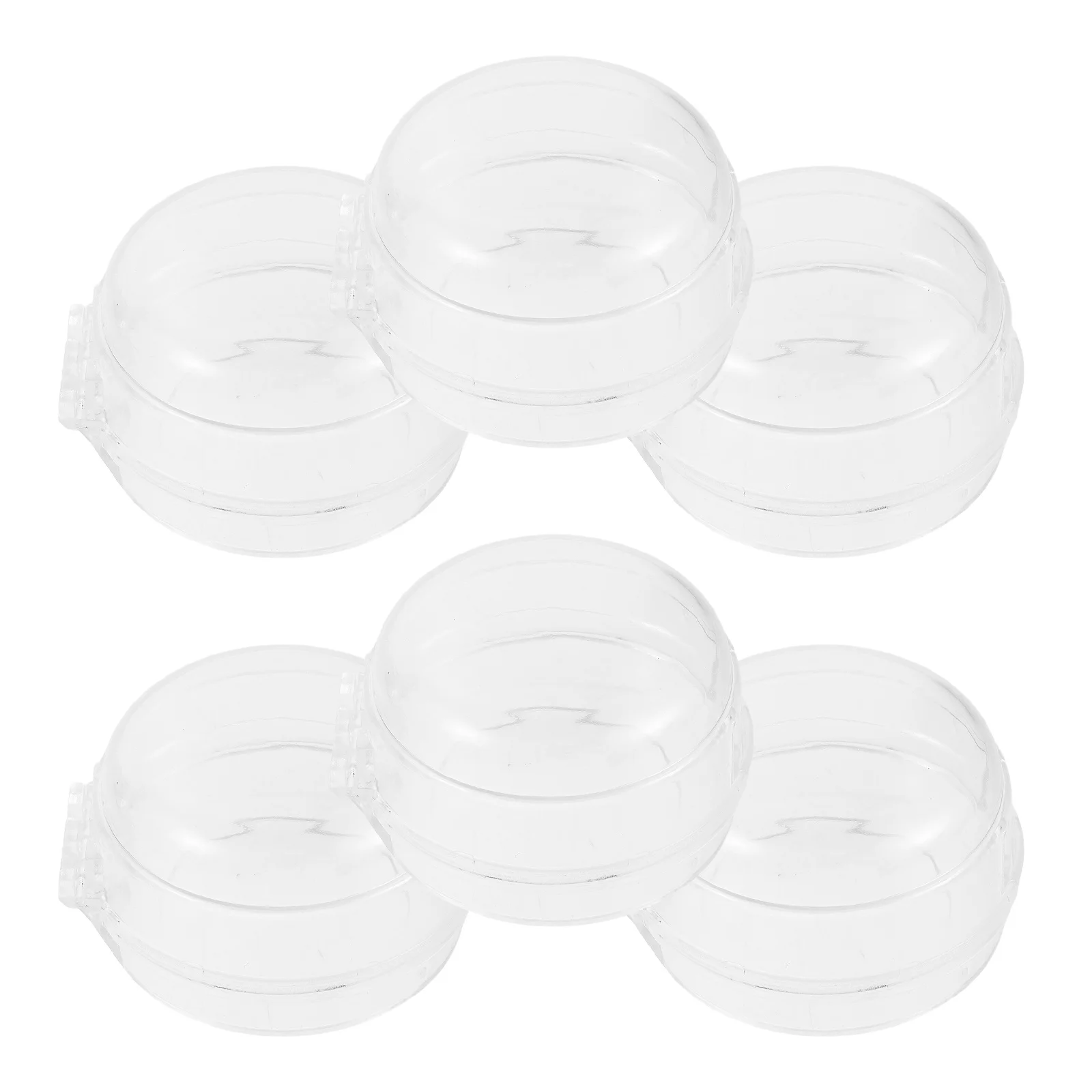 

6Pcs Gas Stove Knob Safety Covers Transparent Heatproof Protective Oil Dust Resistant Covers Universal Fit Kitchen Gas Hob