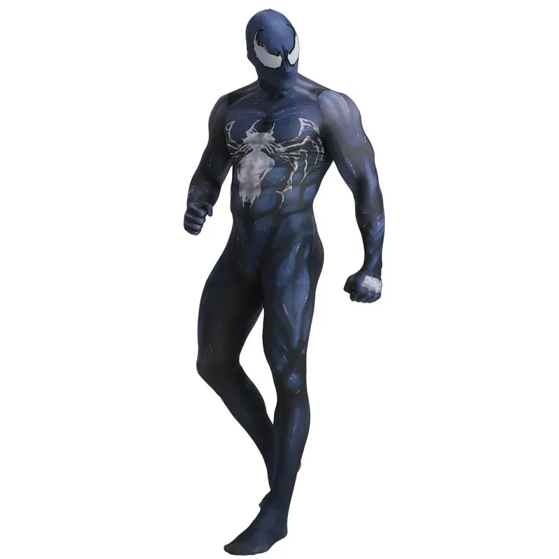 

Sky04 Deluxe Venom Costume Cosplay Superhero Costume for Men Boys Halloween Costume for Adult Kids44Si！