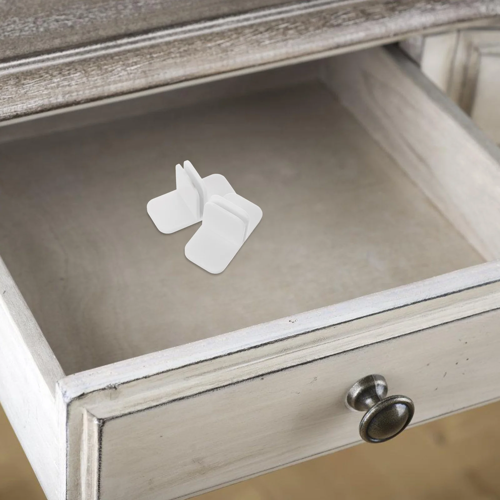 

4pcs Drawer Divider Clamp Multifunctional Kitchen Organizer Storage Holder For Socks Underwear Ties Accessories Cutlery Medicine