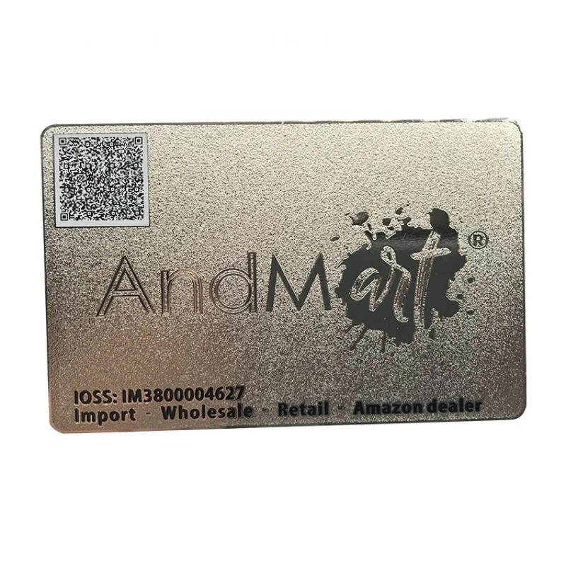 10 0.piecesFree Customized design Metal Business Card Stainless Steel Metal Visiting Card Souvenir.Custom