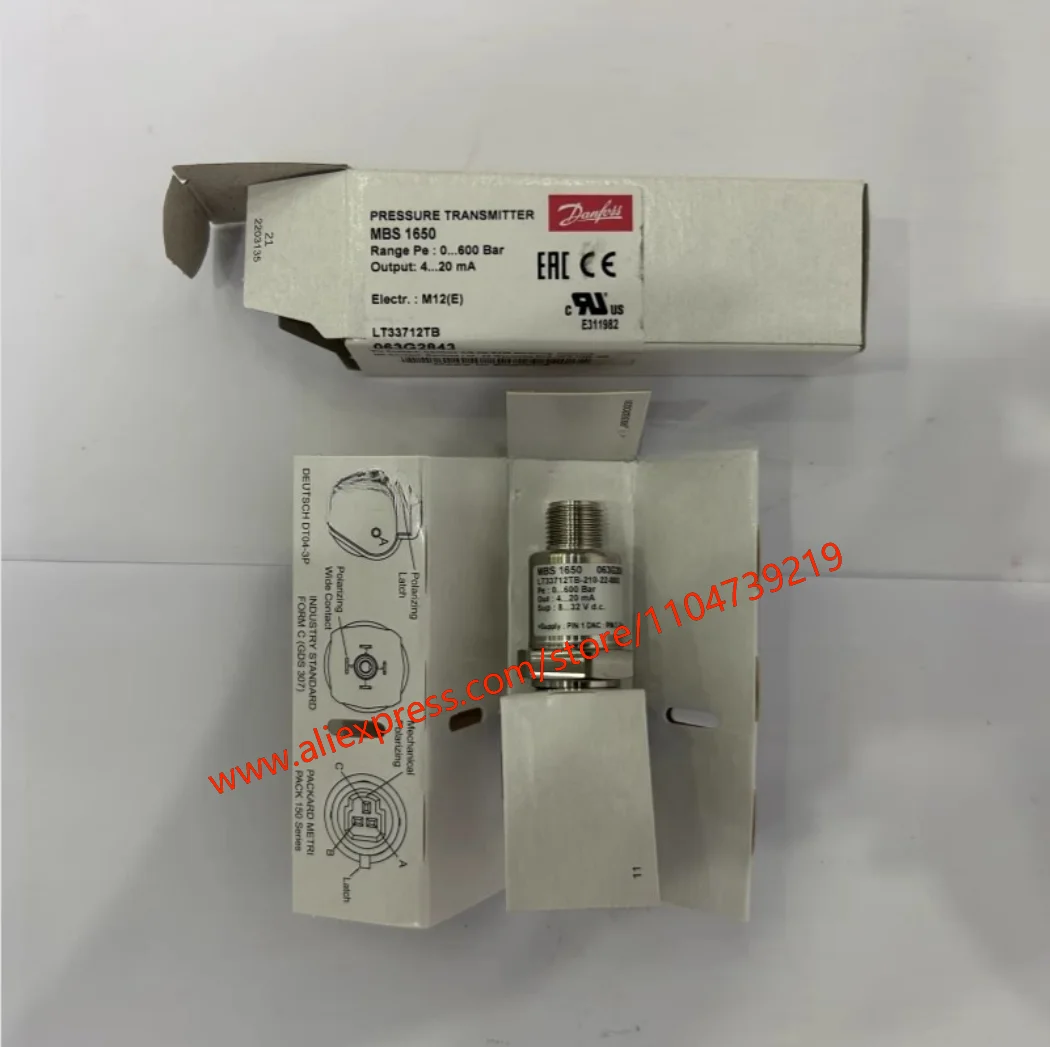 

MBS1650 pressure sensor 063G2835/063G2836/063G2838/063G2841/063G2843 Danfoss