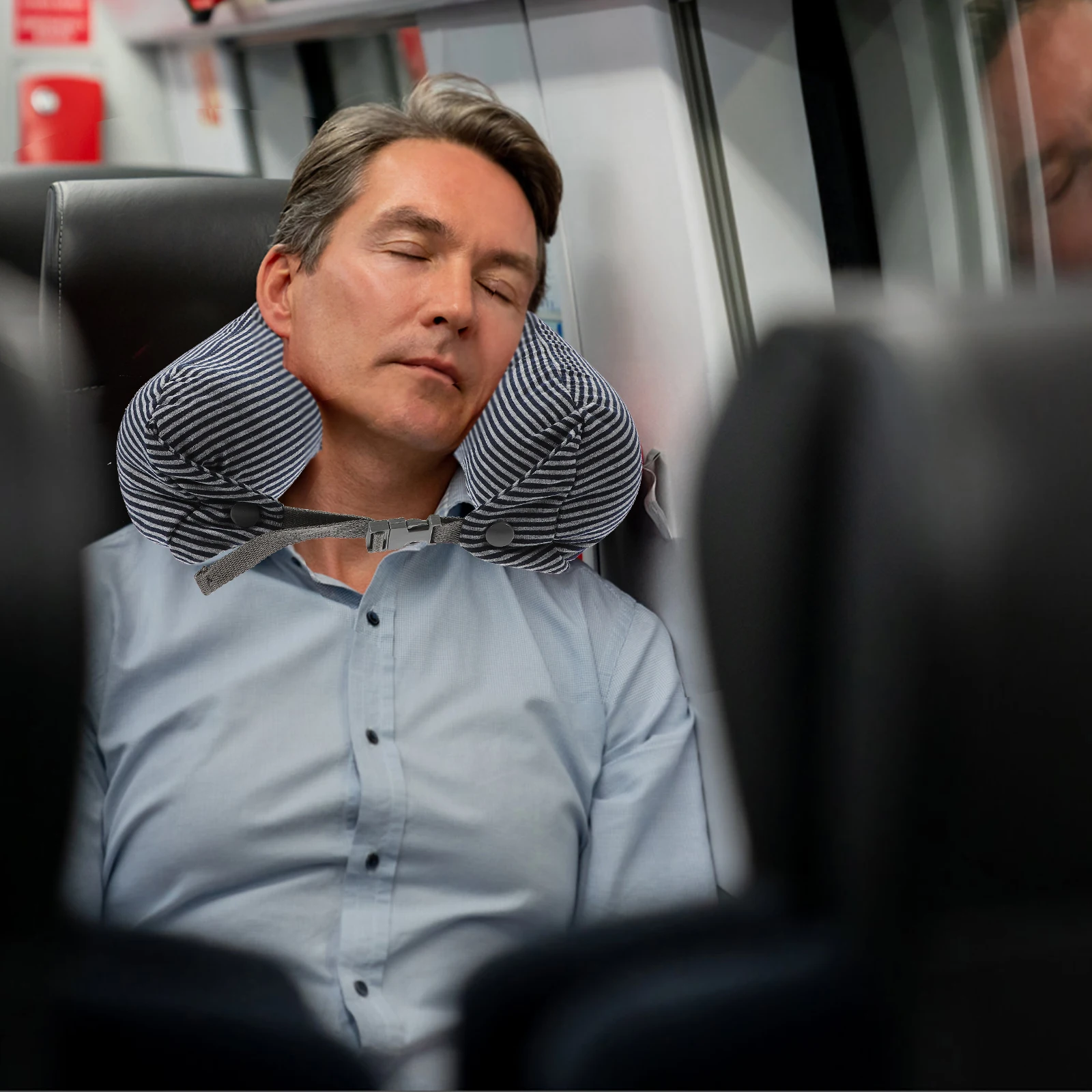 

IWOWHERO Cute Neck Pillow Soft Foam Cotton Office Sleeping Support Comfortable Travel Pillow