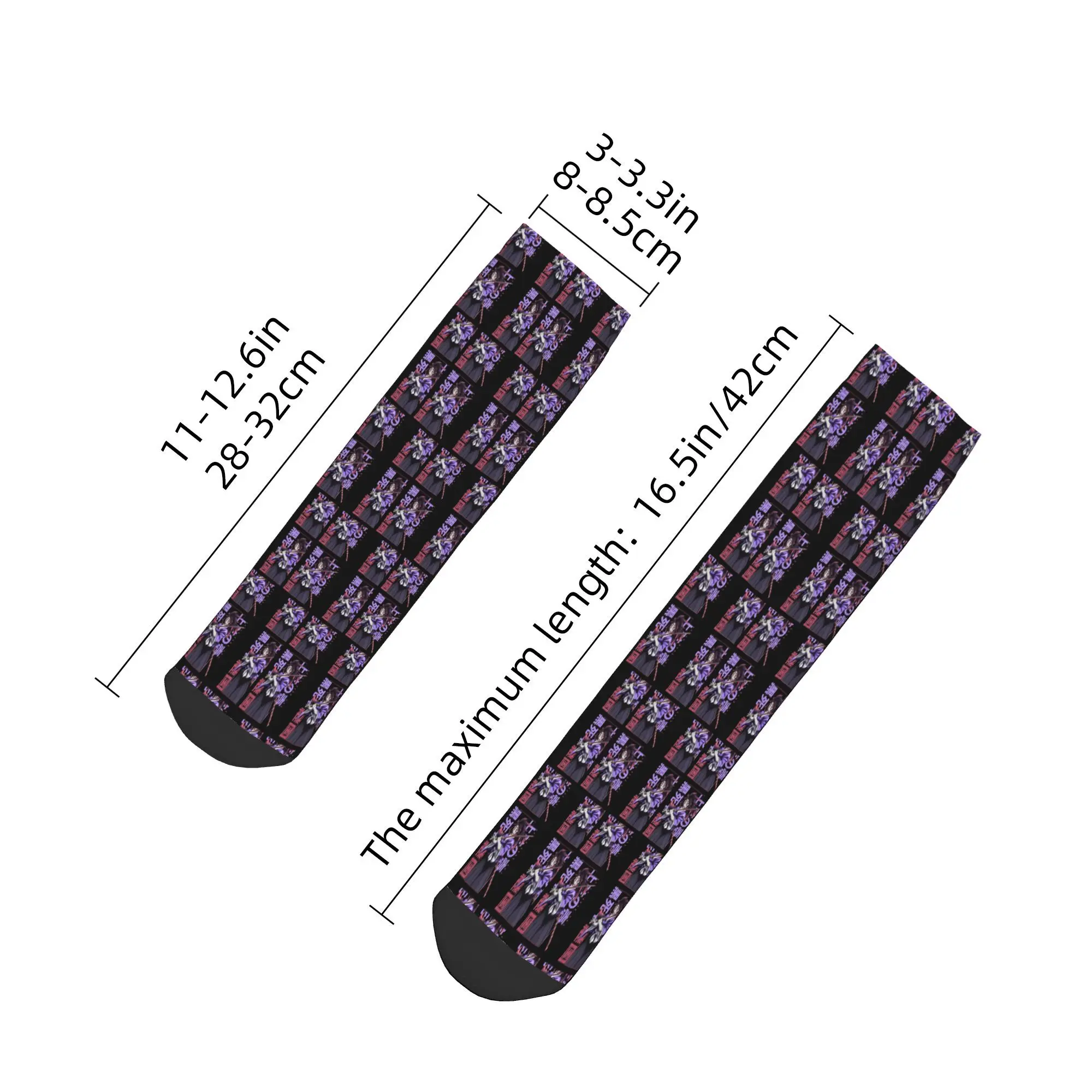 Calcetines Kokushibo para todas las estaciones, calcetines deportivos súper suaves Harajuku de tubo medio, medias suaves de moda para hombres y mujeres, regalos
