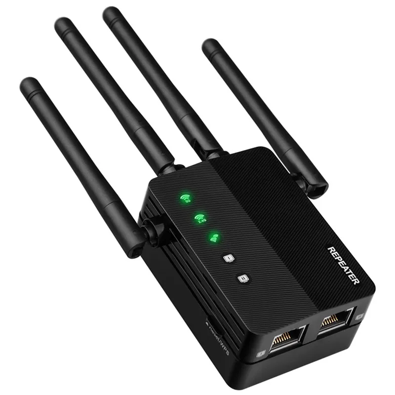 HIGI dual band wifi signal booster 1200mbps wifi extender 2.4GHZ/ 5GHZ wifi range repeater