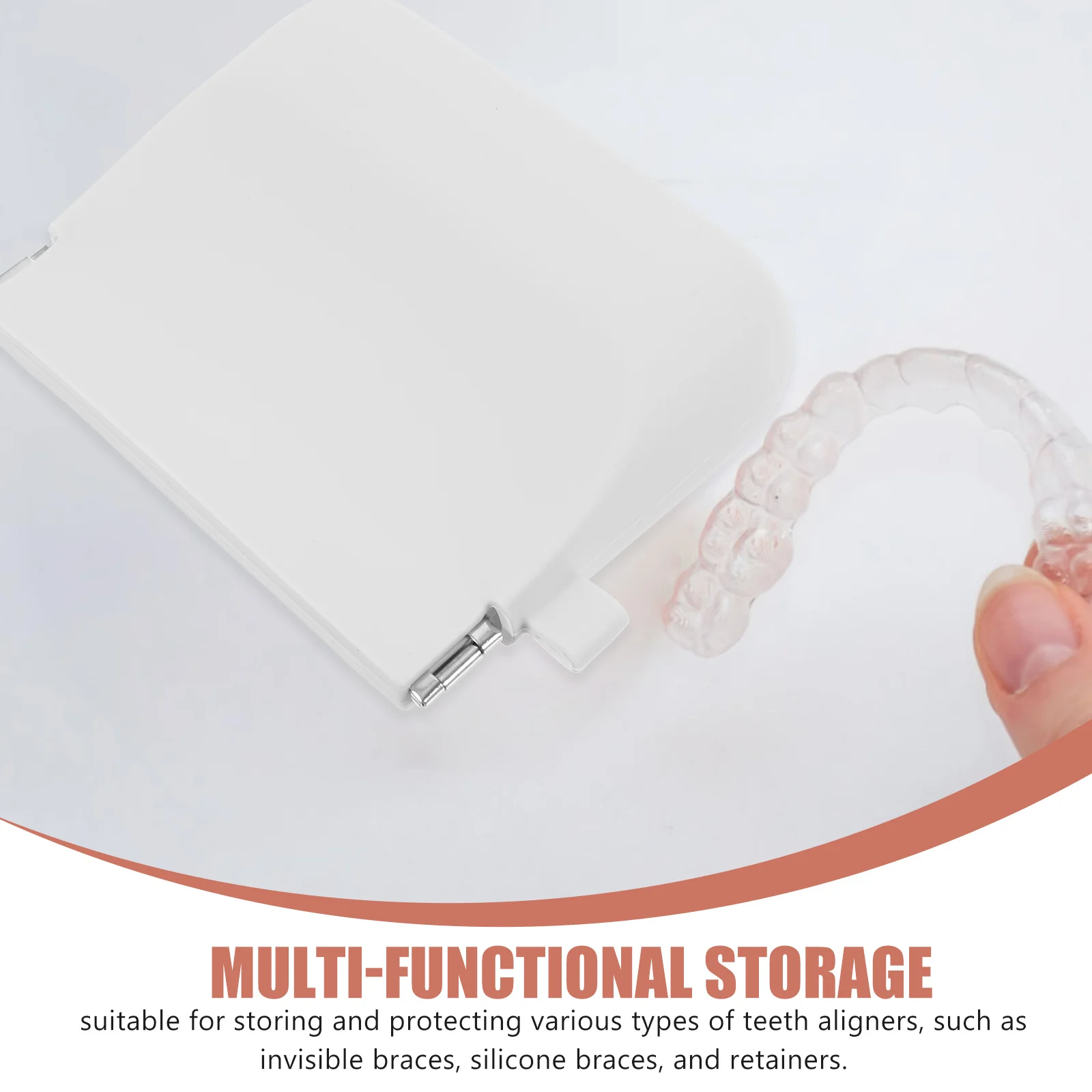 

Silicone Denture Case Portable Retainer Container For Storage Travel Friendly Holder Waterproof Bacteria