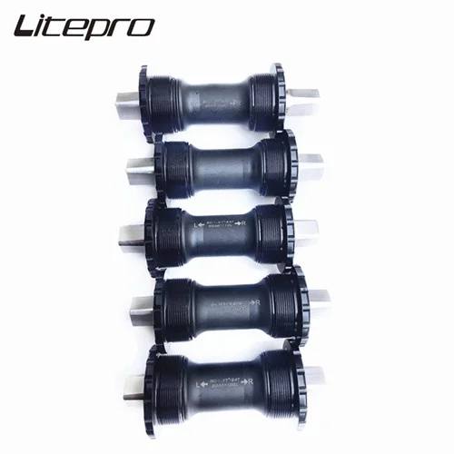 Liteproelite stop tytanu dolne wsporniki Hollow BB68 czworokątny otwór korba tytanowy wał 103 110 113 119 mm oś rowerowa