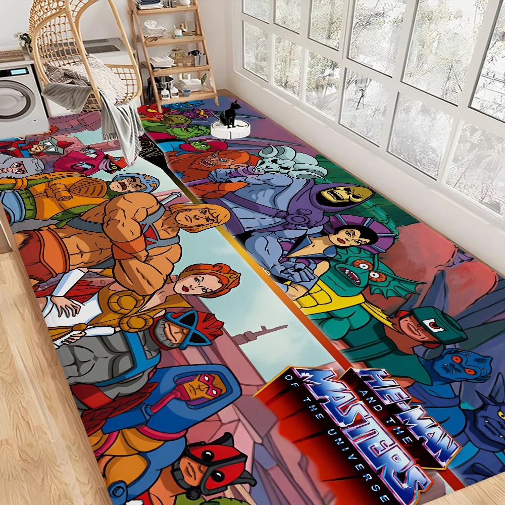 He Man Masters Of Universe Hallway Carpet Non-Slip Laundry Room Mat Laundry Decor Balcony Child Living Room Bedside Area Rugs